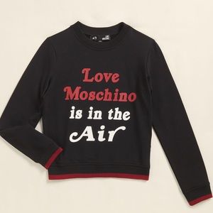 Love Moschino In The Air Fleece Sweatshirt sz6